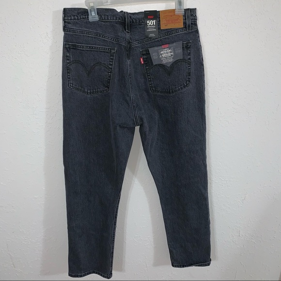 Levi’s 501 BNWT Stud Embellished Black Crop Jeans. - Picture 11 of 12